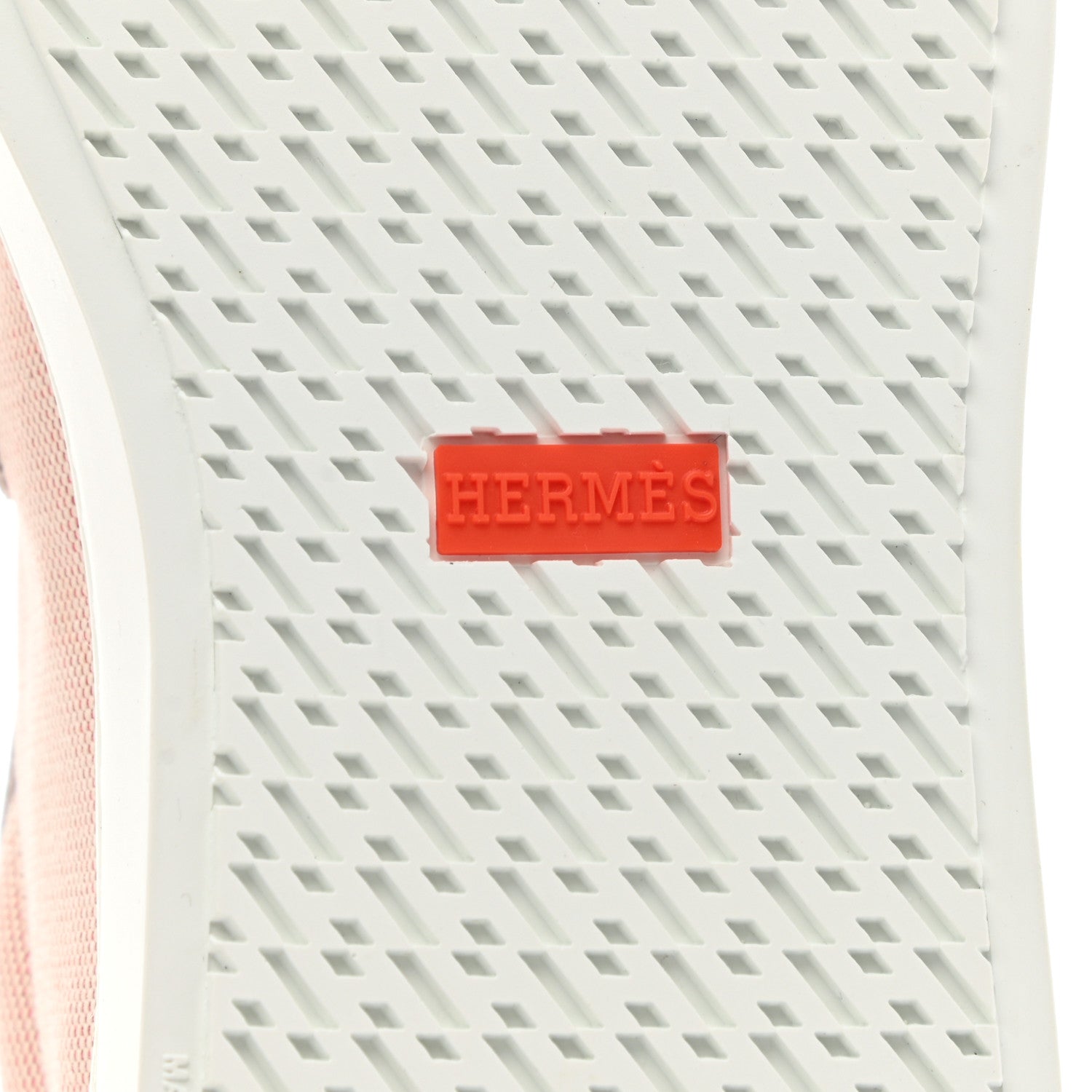 Hermes Calfskin Canvas Day Sneakers 36 Framboise White 6 of 9