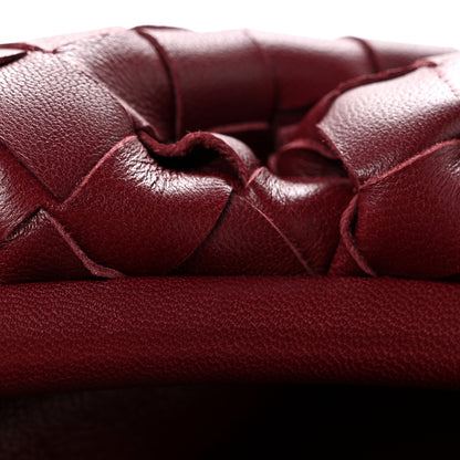 Bottega Veneta Nappa Maxi Intrecciato The Pouch Oversized Clutch Bordeaux 11 of 11