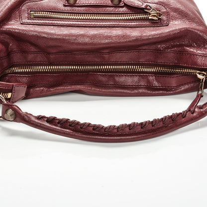 Balenciaga Agneau Giant 21 Rose Gold Hardware Day Hobo Cassis 4 of 8