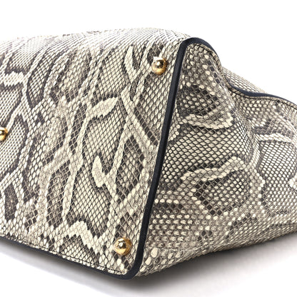 Fendi Snakeskin Medium Fendi Way Tote Daisy Roccia 9 of 9