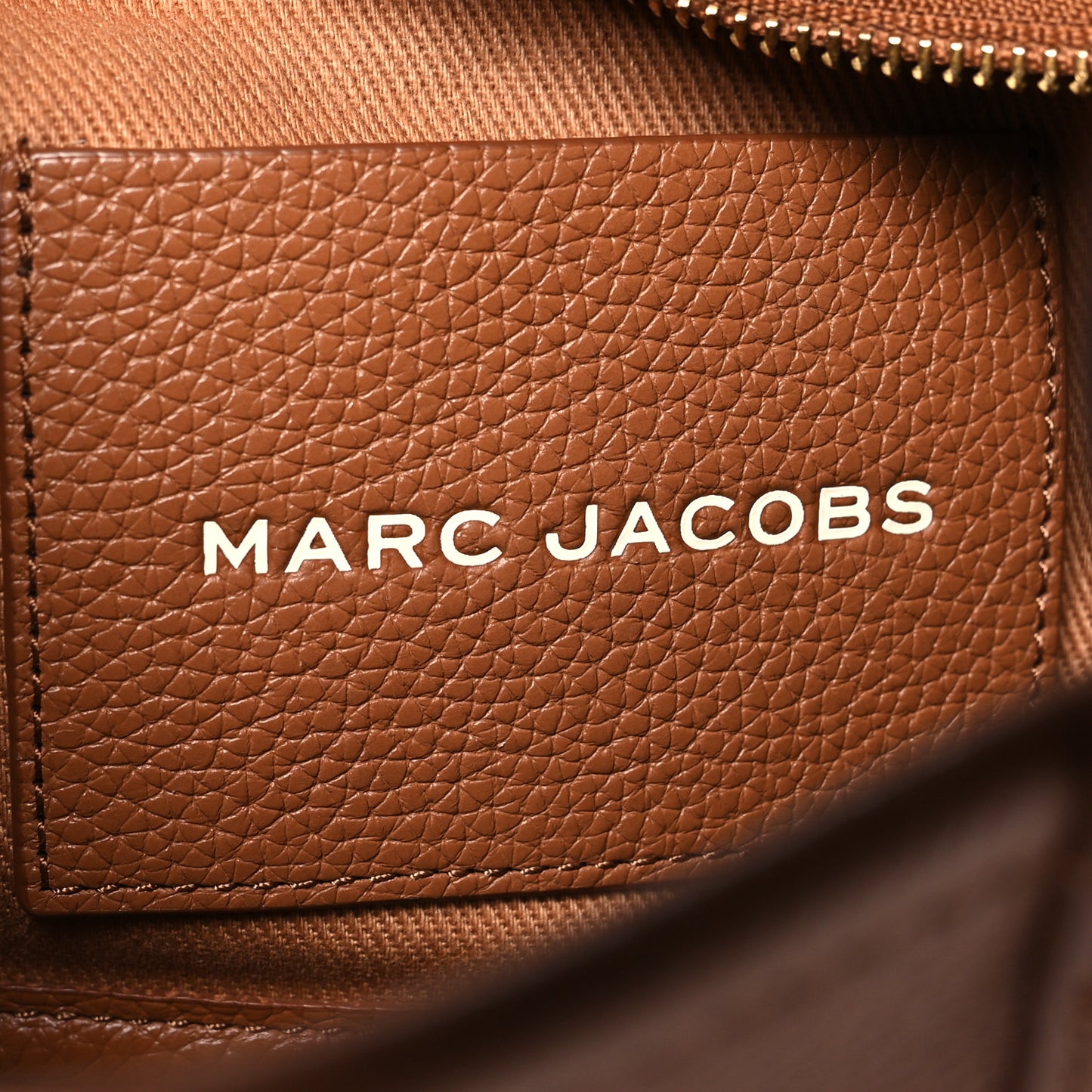 Grained Calfskin Small The Tote Bag Argan Oil