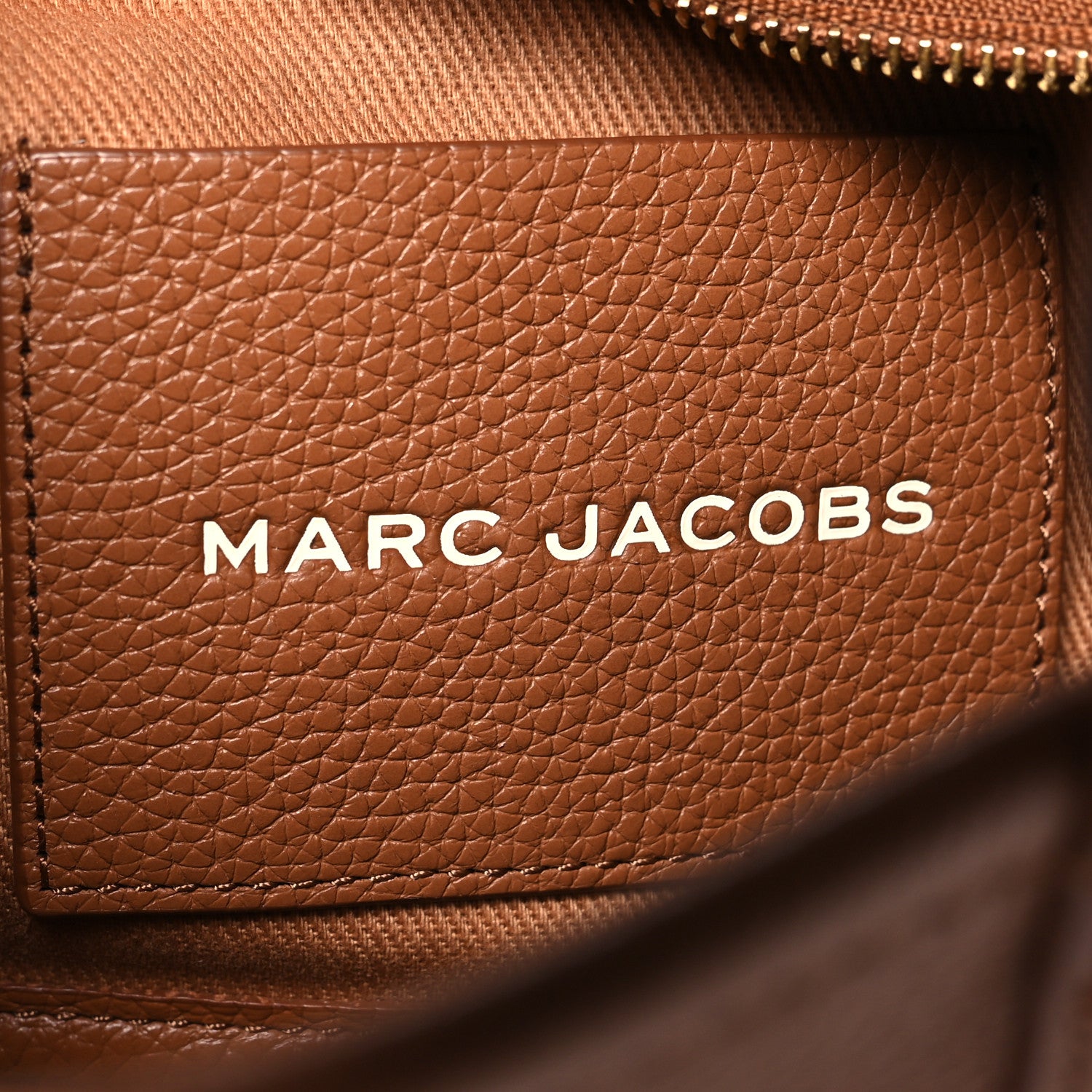 Marc Jacobs Grained Calfskin Small The Tote Bag Argan Oil 6 of 13