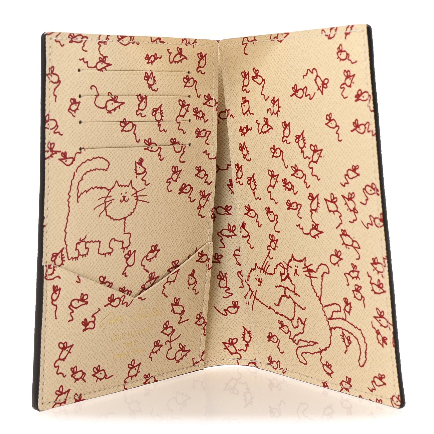 Louis Vuitton Monogram Travels With Grace Coddington Passport Cover 10 of 14