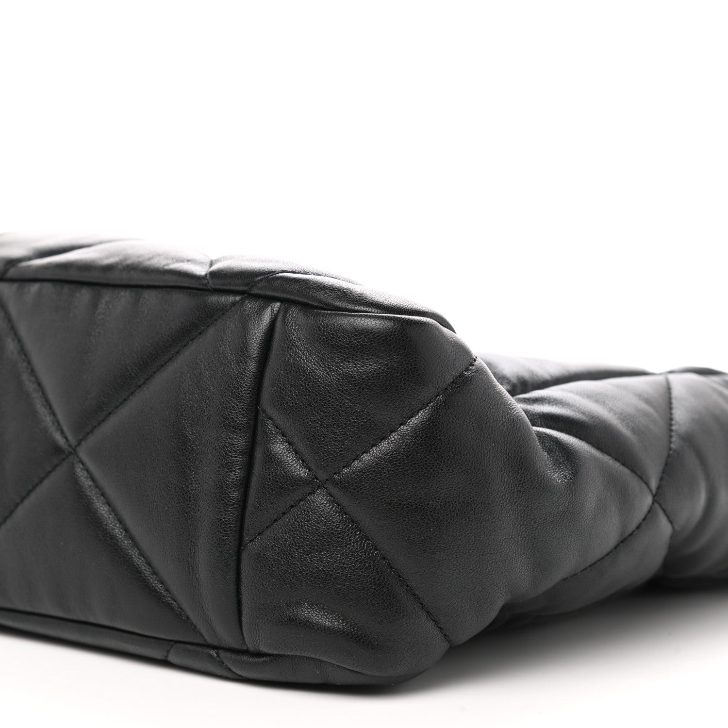Chanel Lambskin Quilted Chanel 19 Shopping Bag Black 10 of 10