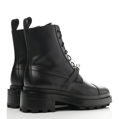 Hermes Glossed Calfskin Funk Ankle Boots 36 Black 4 of 9