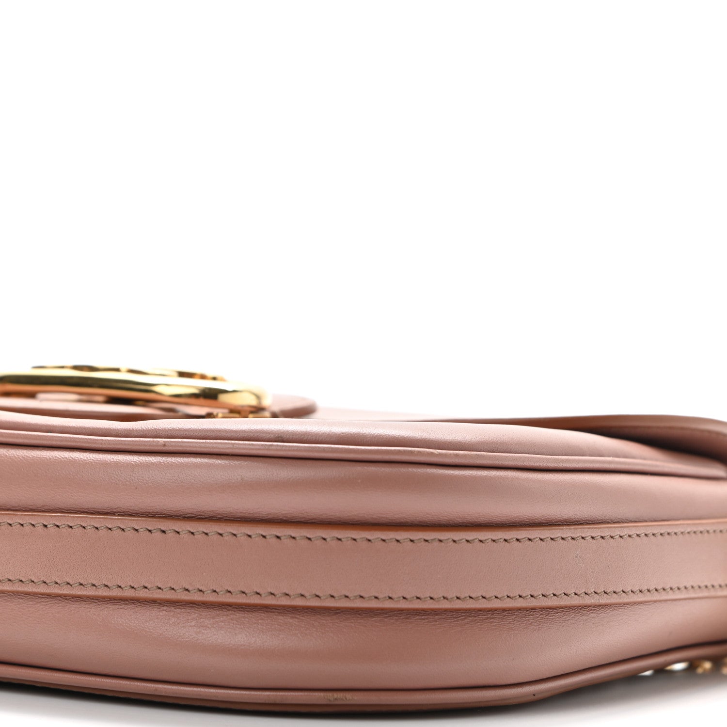 Celine Shiny Calfskin Medium Chain Maillon Triomphe Antique Rose 8 of 9
