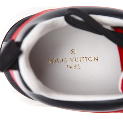 Louis Vuitton Rubber Mesh Suede Damier Fastlane Low Sneakers 7 Rouge 9 of 10