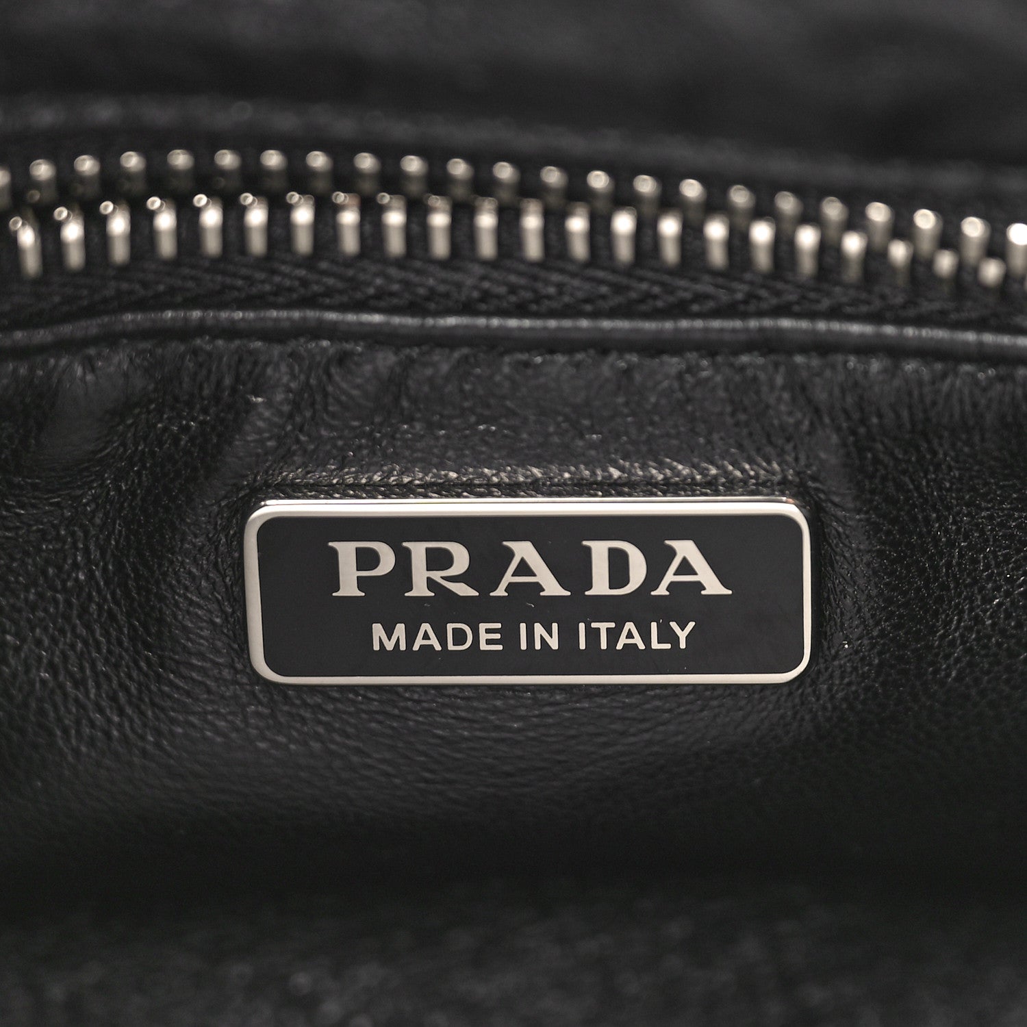 Prada Nappa Soft Padded Re-Edition 2002 Moon Bag Black 6 of 9