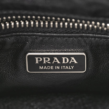 Prada Nappa Soft Padded Re-Edition 2002 Moon Bag Black 6 of 9