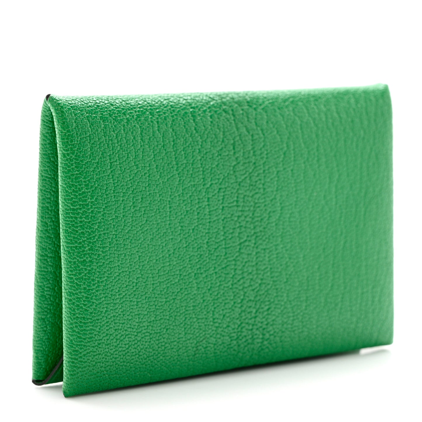 Chevre Mysore Calvi Card Case Vert Vertigo