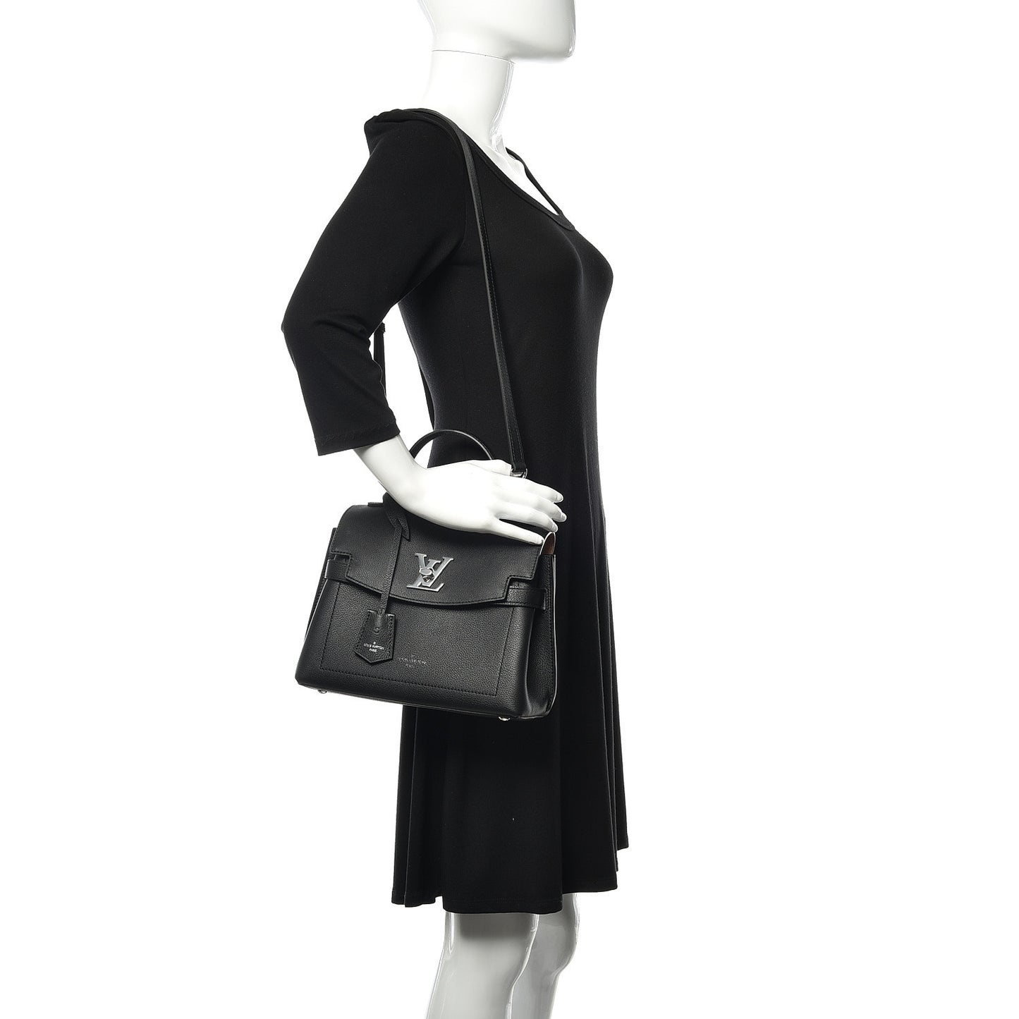Calfskin Lockme Ever BB Black