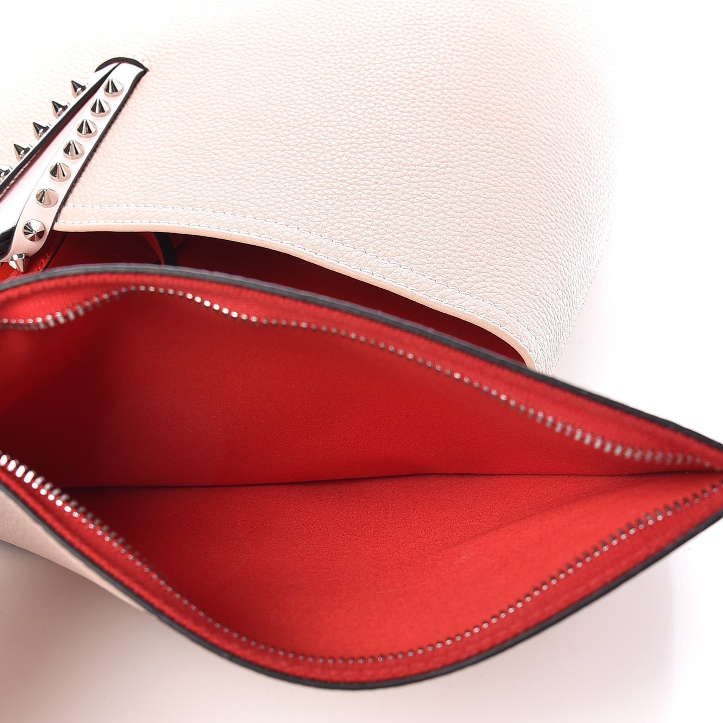 Calfskin Spikes East West Cabata Tote Ballerina