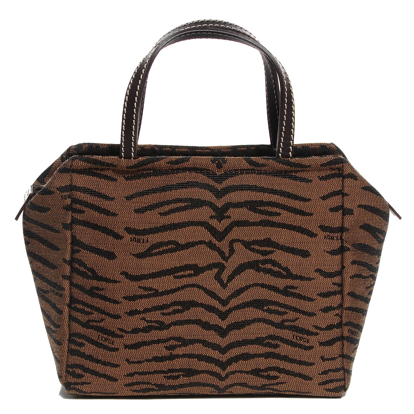 Canvas Tigre Cosmetic Bag Tobacco Moro