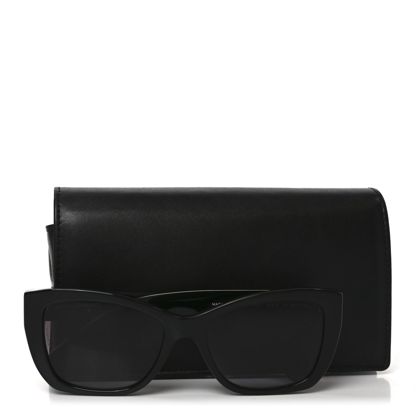 Acetate Metal Butterfly Sunglasses 71553 Black