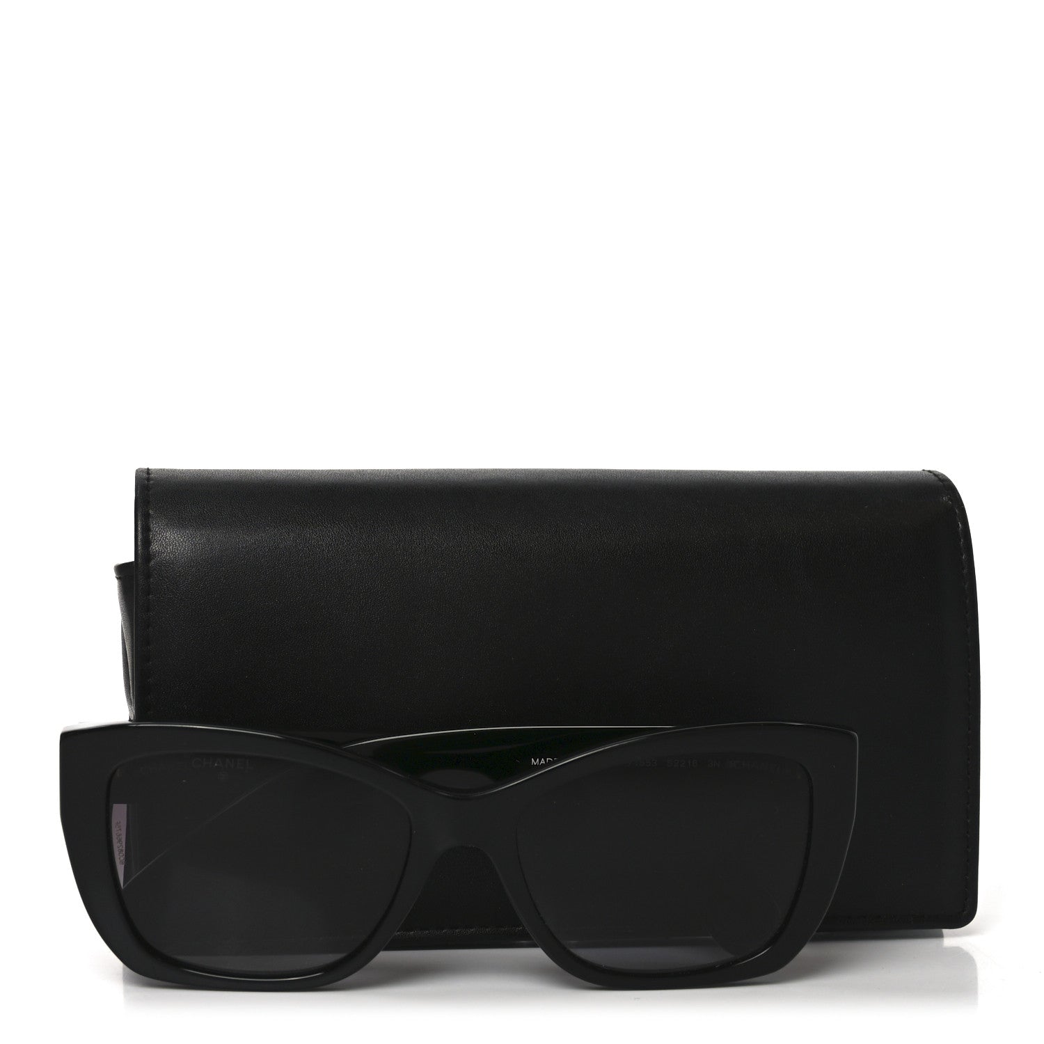 Chanel Acetate Metal Butterfly Sunglasses 71553 Black 7 of 7