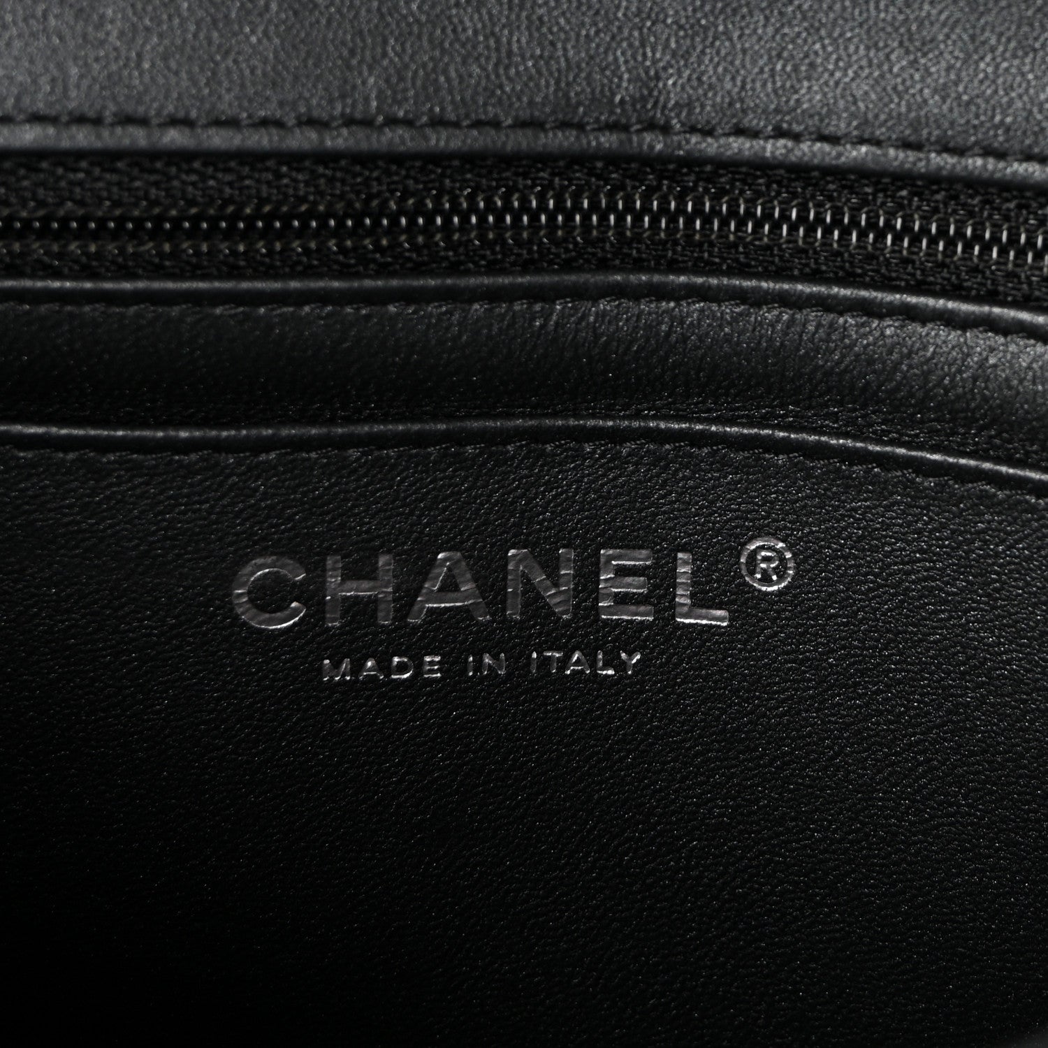Chanel Lambskin Quilted Mini Rectangular Flap So Black 6 of 11
