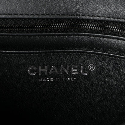 Chanel Lambskin Quilted Mini Rectangular Flap So Black 6 of 11