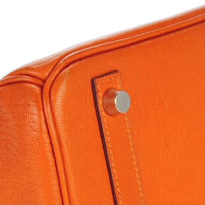 Hermes Chevre de Coromandel Birkin 30 Potiron 28 of 28