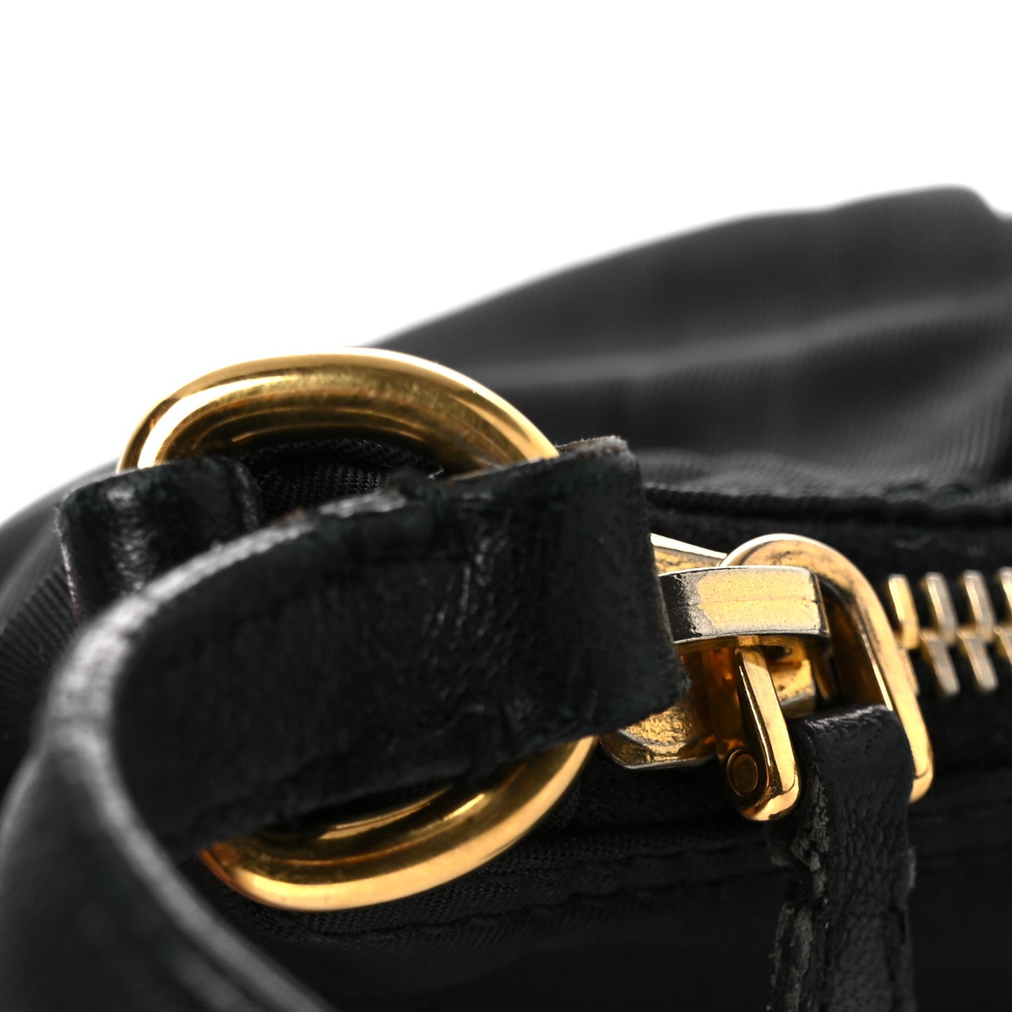 Tessuto Nylon Pochette Bag Black