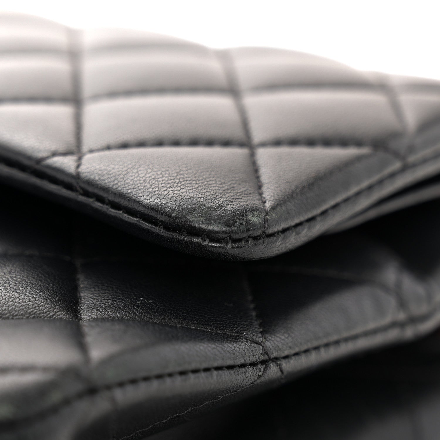 Chanel Lambskin Quilted Medium Double Flap Black 16 of 16