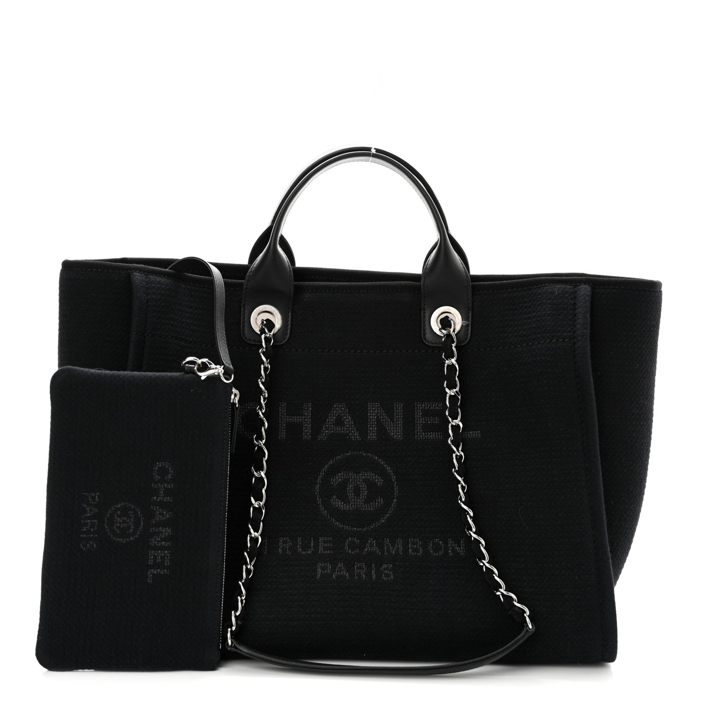 Mixed Fibers Small Deauville Tote Black