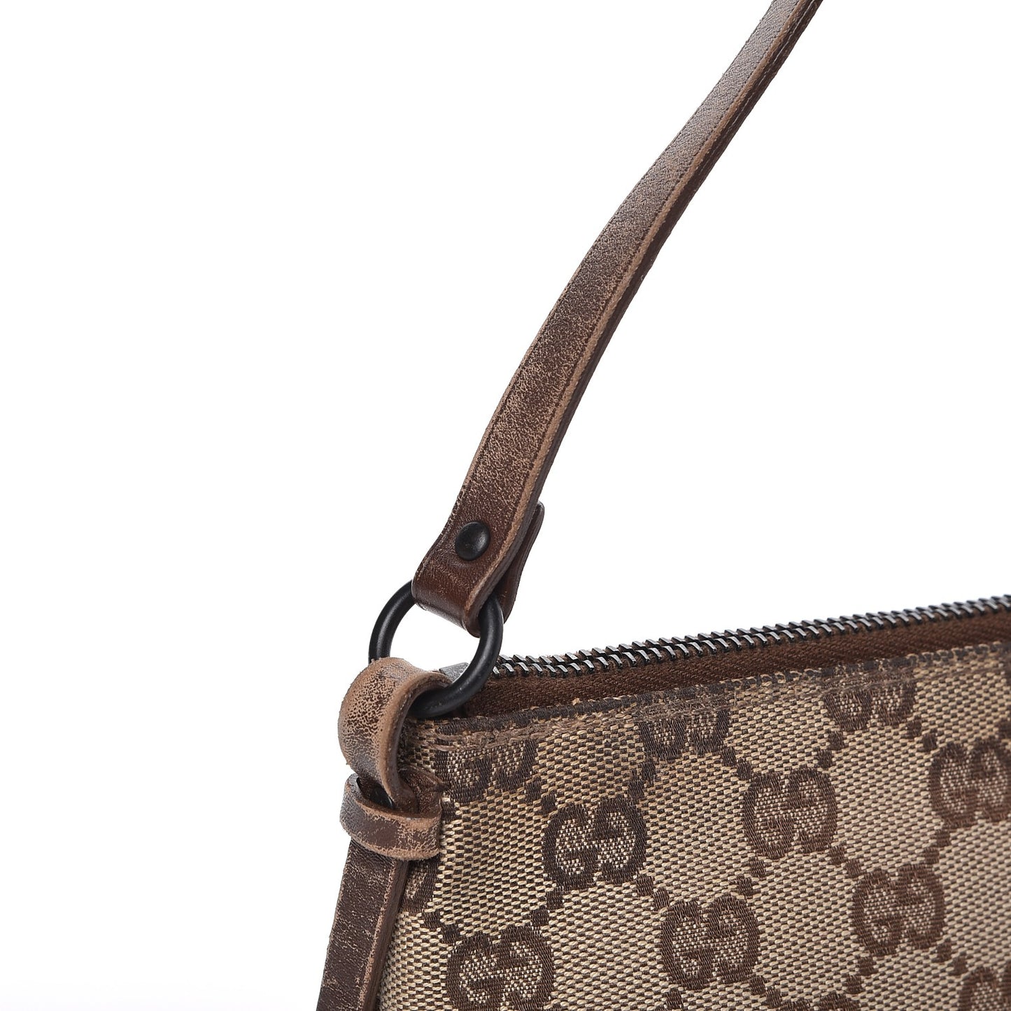 Monogram Small Pochette Brown