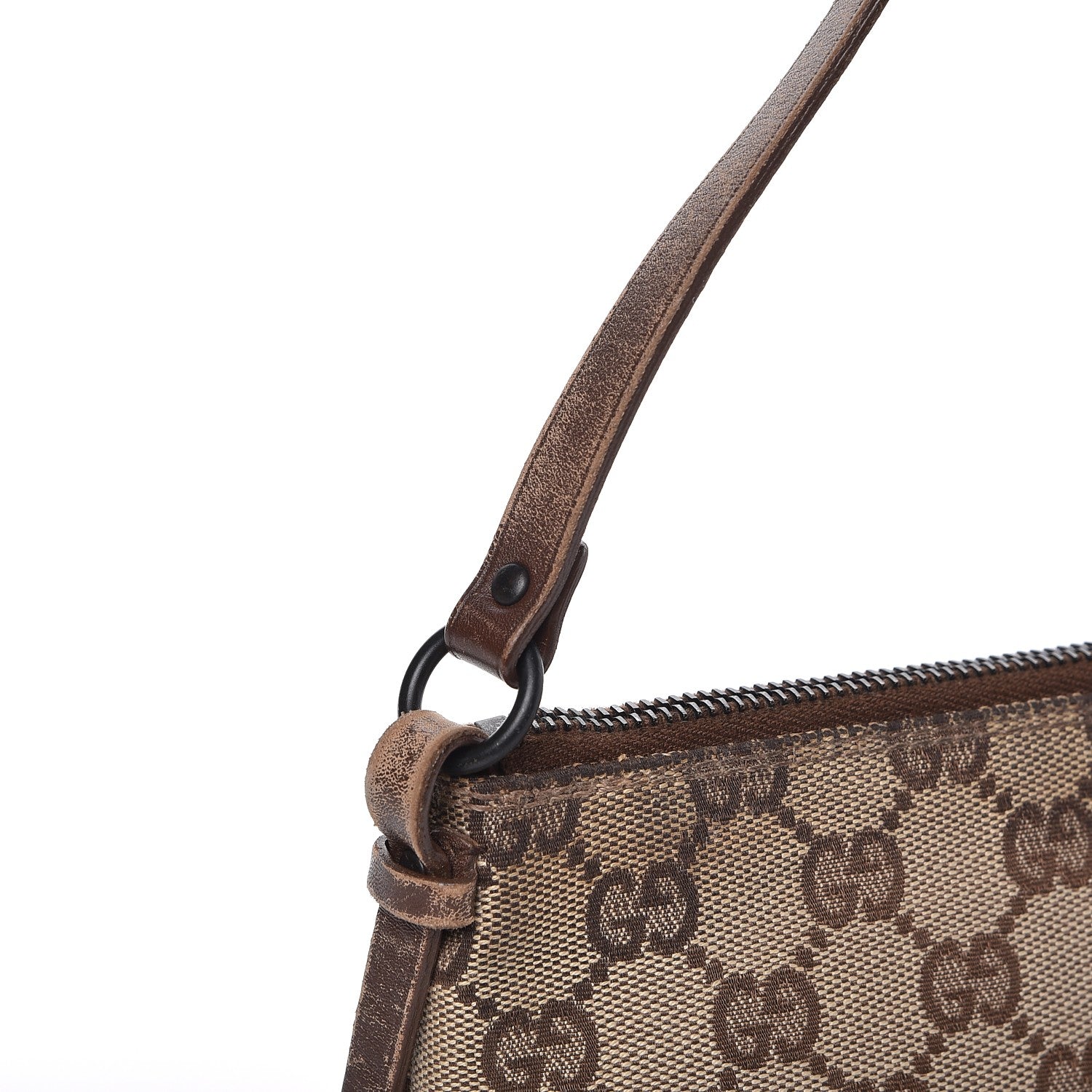 Gucci Monogram Small Pochette Brown 14 of 14