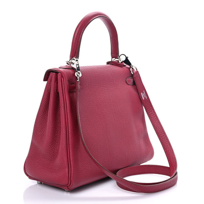 Hermes Togo Kelly Retourne 25 Rubis 2 of 9