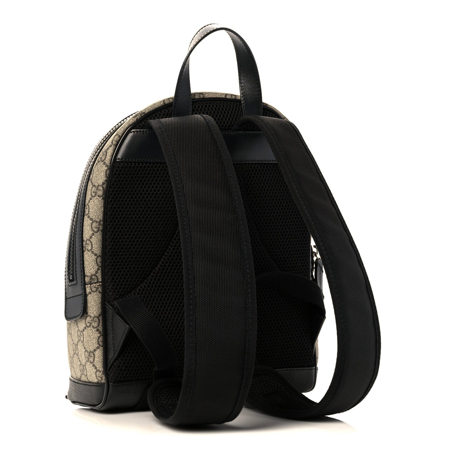 GG Supreme Monogram Small Eden Day Backpack Black