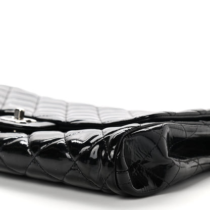 Chanel Patent Quilted Clutch with Chain Flap Black 9 of 9