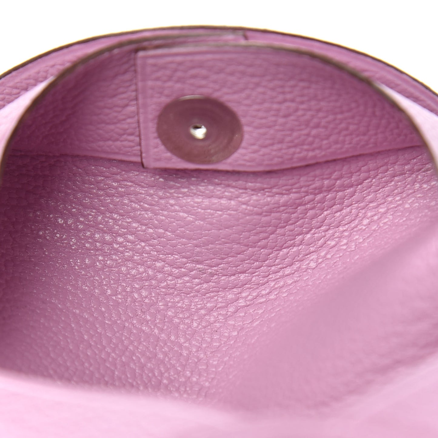 Chevre Mysore Bastia Coin Purse Mauve Sylvestre