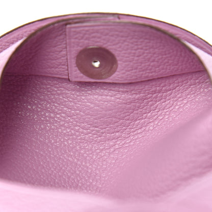 Hermes Chevre Mysore Bastia Coin Purse Mauve Sylvestre 7 of 8