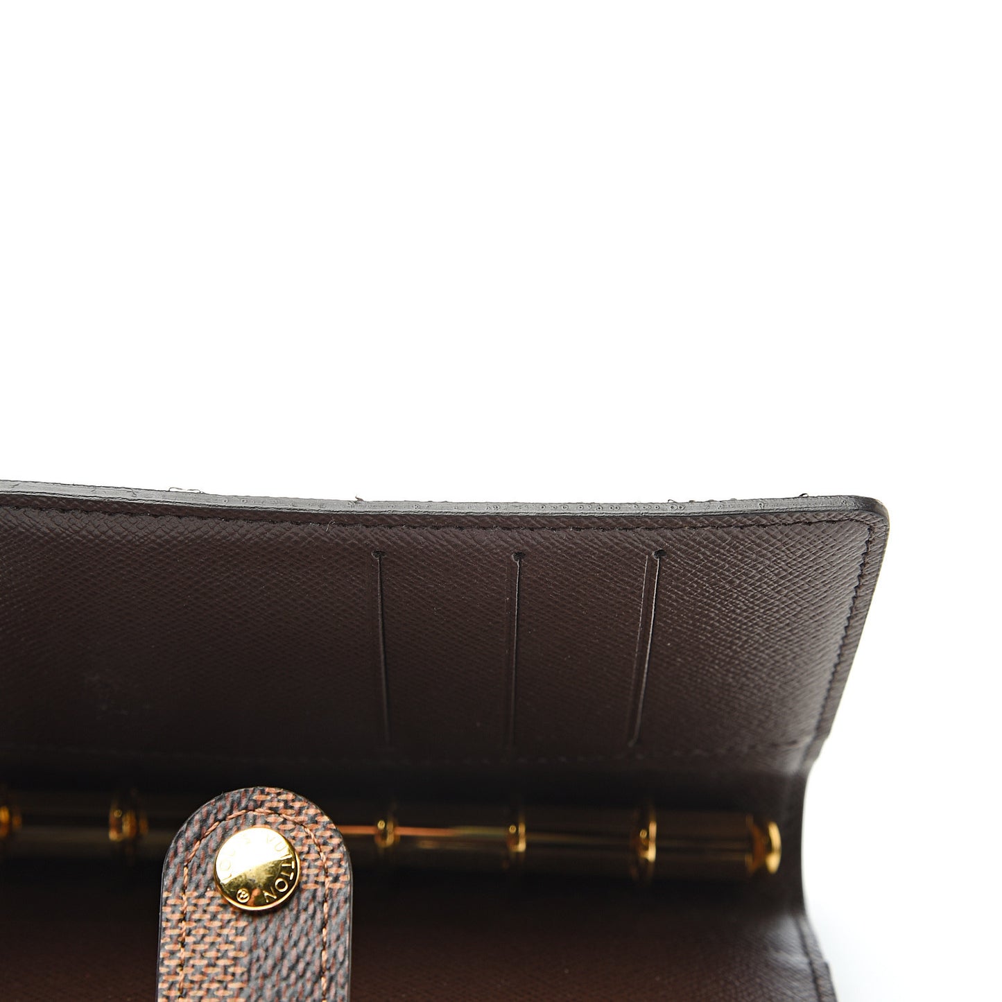 Damier Ebene Small Ring Agenda Cover