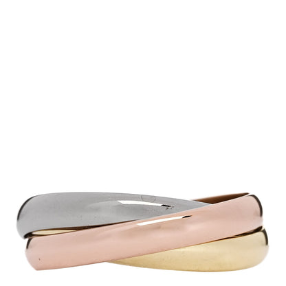 Cartier 18K Pink Yellow White Gold Classic Trinity Ring 49 4.75 3 of 4