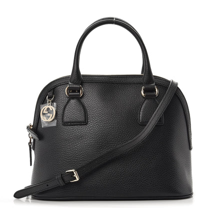 Gucci Calfskin Medium Dome Bag Black 1 of 8