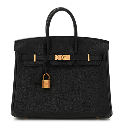 Hermes Togo Birkin 25 Black 1 of 12