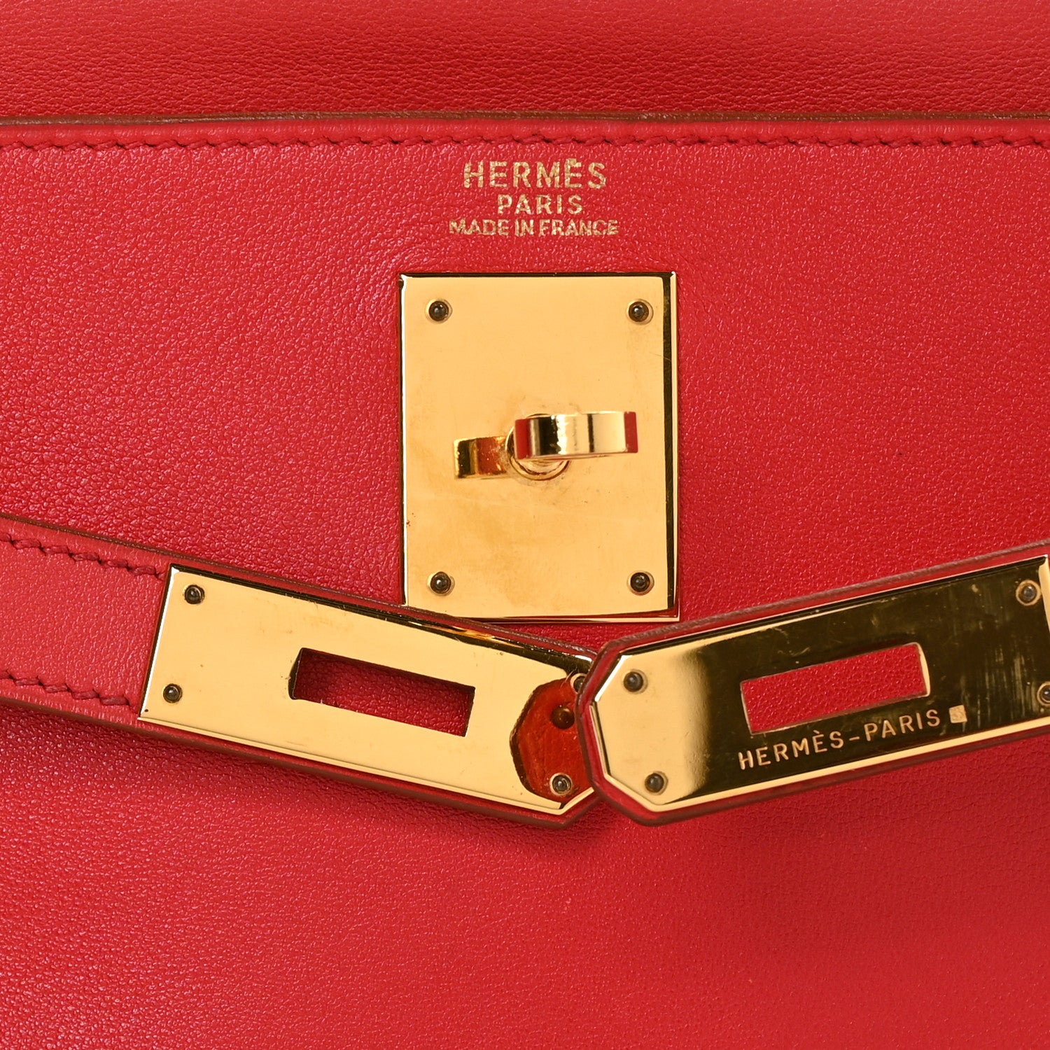 Hermes Swift Kelly Retourne 32 Vermillion 6 of 13