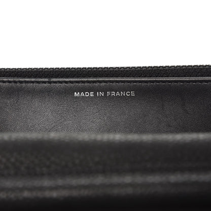 Chanel Iridescent Caviar Quilted Wallet On Chain WOC Black 7 of 8