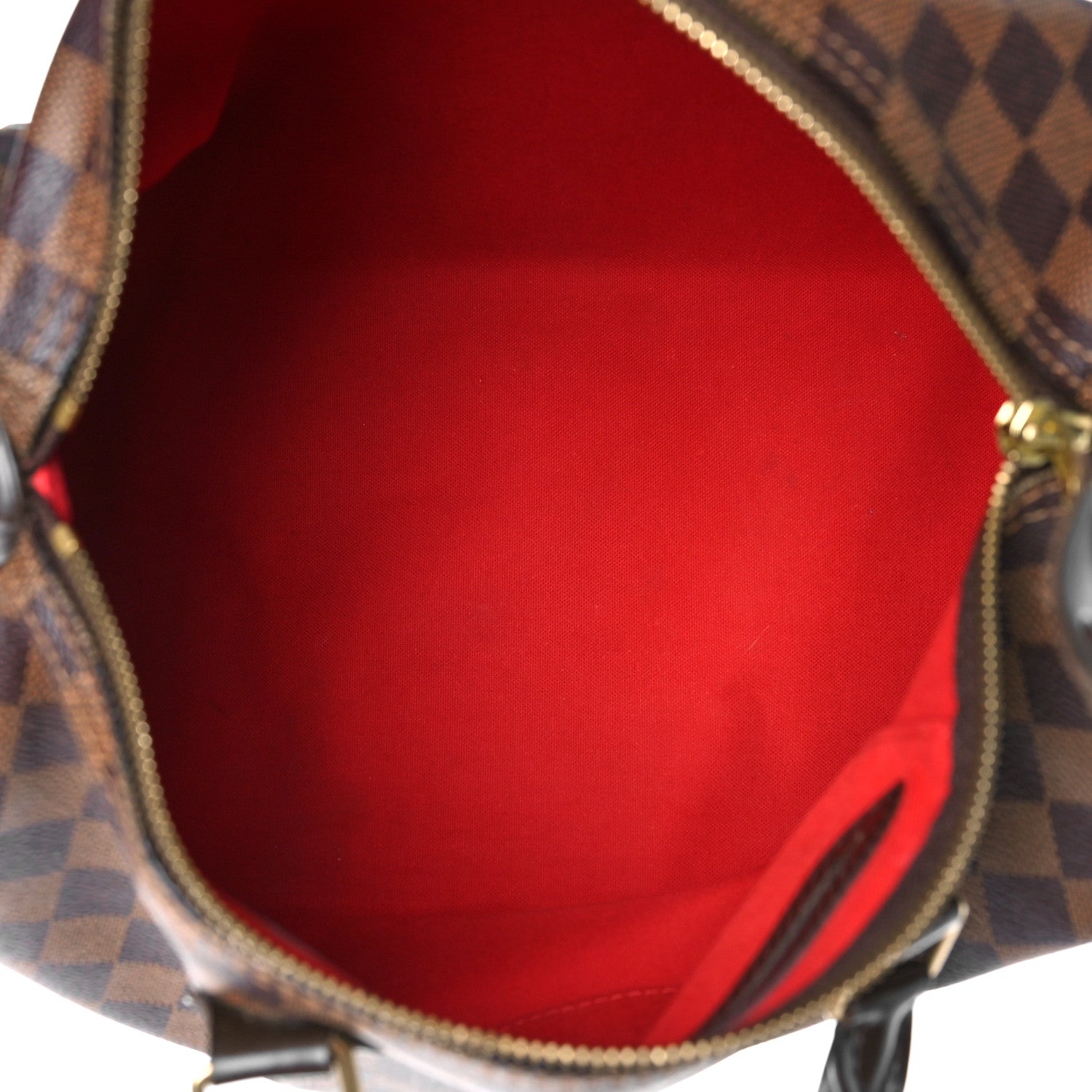 Louis Vuitton Damier Ebene Speedy 30 5 of 10