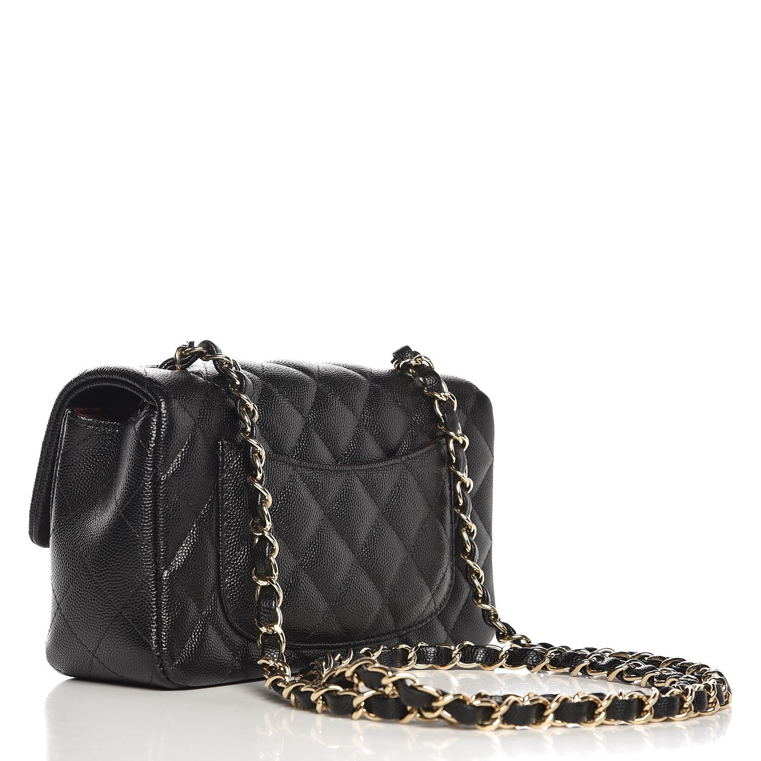 Chanel Caviar Quilted Mini Rectangular Flap Black 3 of 14