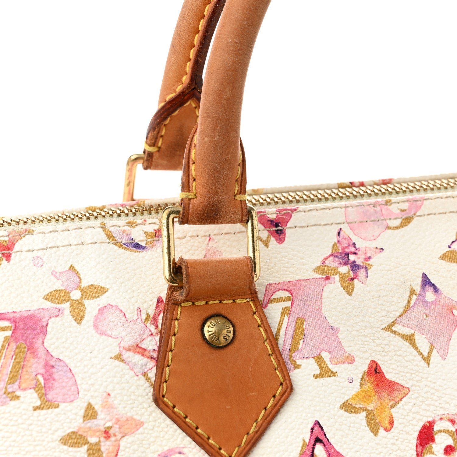 Louis Vuitton Watercolor Aquarelle Speedy 35 White 10 of 11