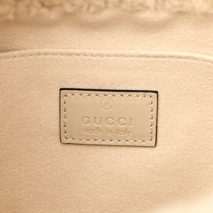 Gucci Shearling Small Jackie 1961 Shoulder Bag Ivory 6 of 10