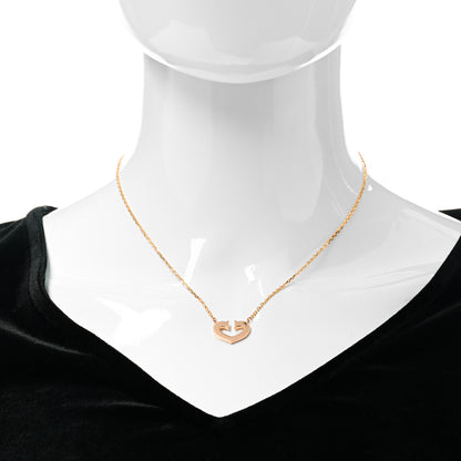 Cartier 18K Pink Gold Medium Hearts and Symbols Necklace 2 of 5