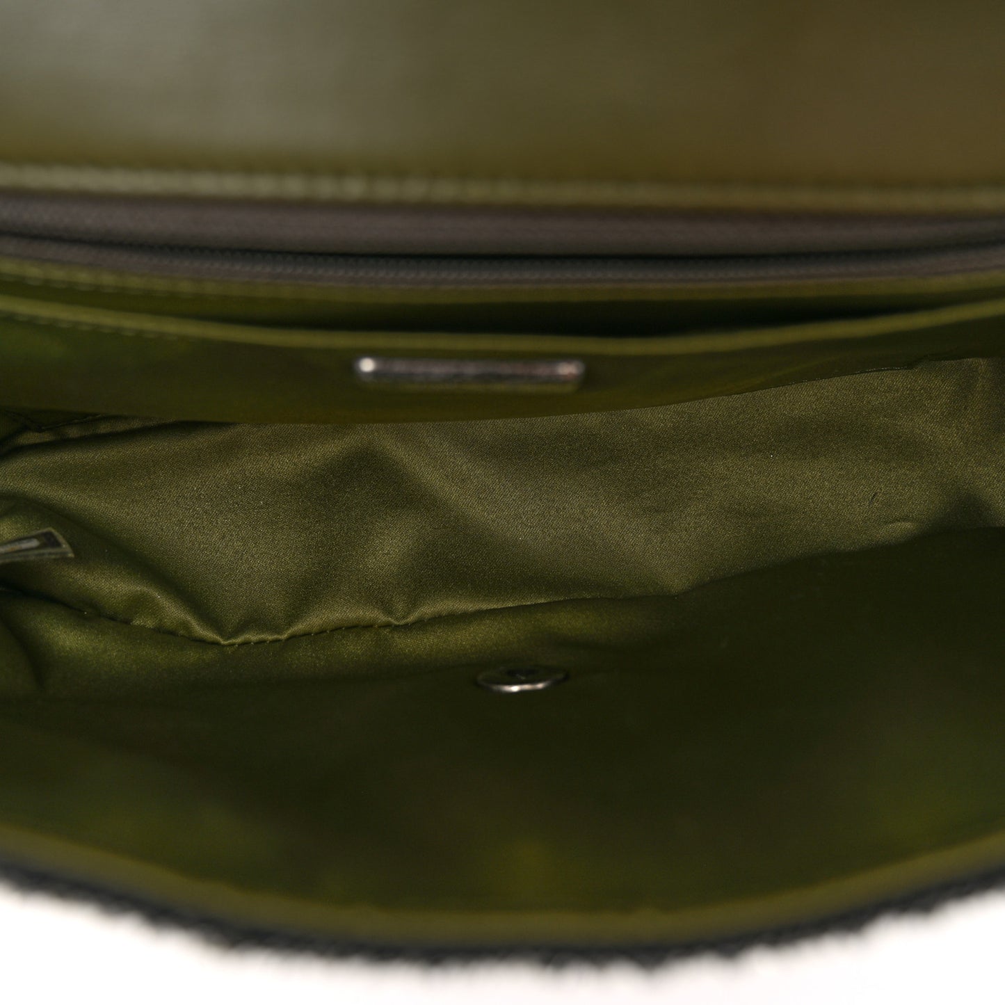 Sequin Coco Cuba Medium Single Flap Khaki