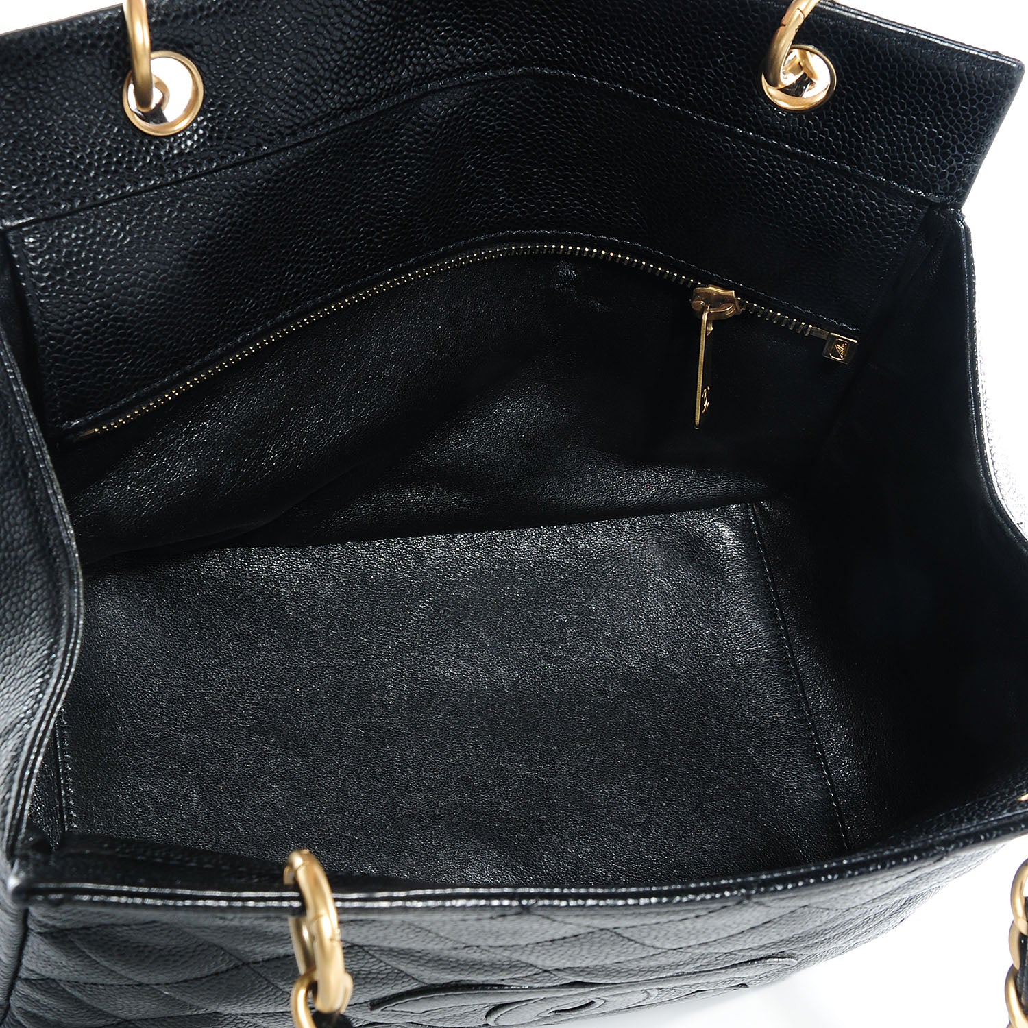 Chanel Caviar Quilted Petit Timeless Tote PTT Black 6 of 10