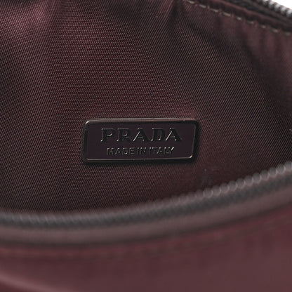 Prada Nylon Vela Shoulder Bag Granato 6 of 9