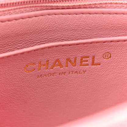 Chanel Lambskin Quilted Mini Square Flap Light Pink 6 of 11