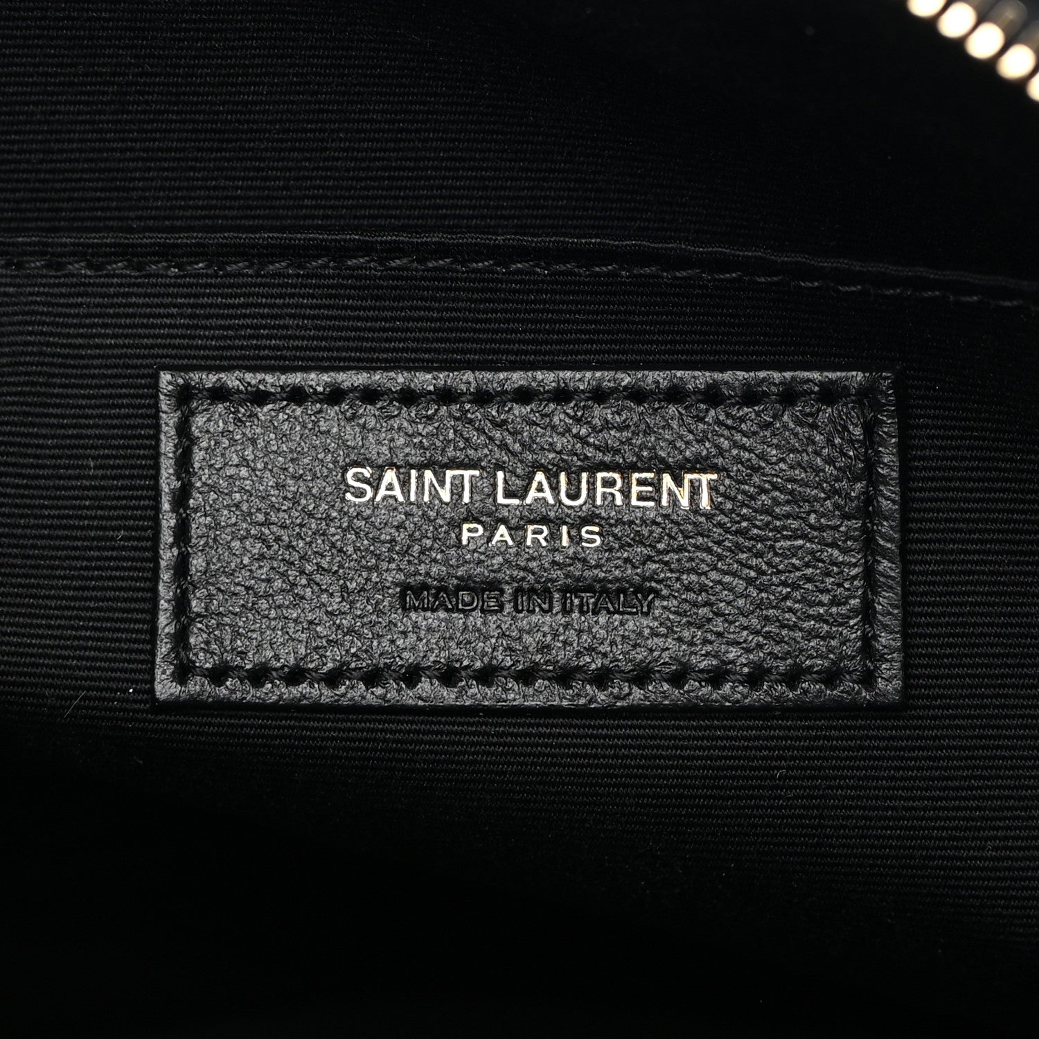 Saint Laurent Calfskin Matelasse Monogram Lou Camera Bag Black 6 of 10