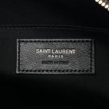 Saint Laurent Calfskin Matelasse Monogram Lou Camera Bag Black 6 of 10