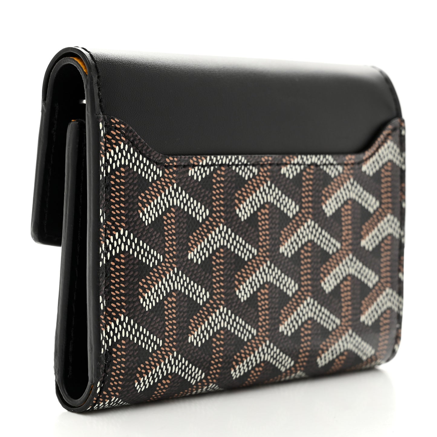 Goyardine Saint-Gabriel Compact Wallet Black